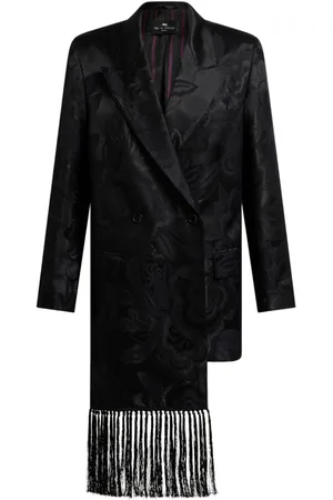 Etro Fringed jacquard blazer