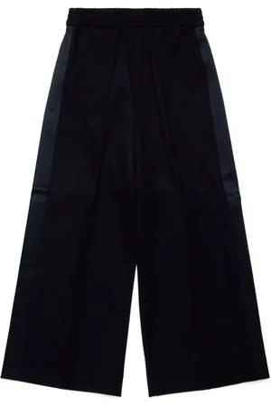 Maison Margiela Side-stripe wide-leg trousers
