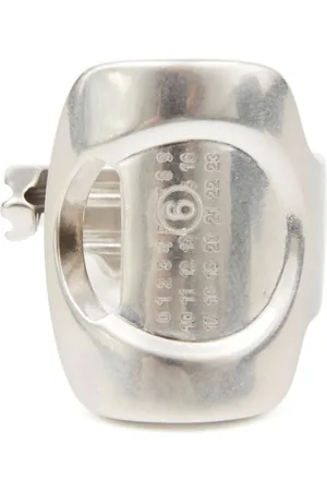Maison Margiela Numbers-engraved cut-out ring