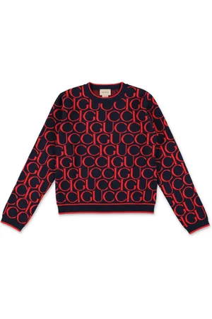 Gucci Logo-jacquard wool jumper