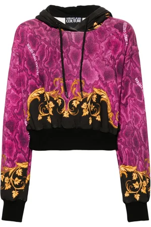 VERSACE Barocco-print hoodie