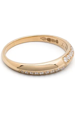 Lizzie Mandler 18kt yellow petite Crescent ring