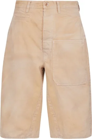 Maison Margiela High-waisted cotton shorts