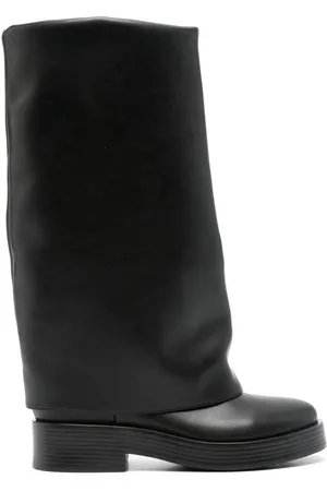Casadei Layered mid-calf boots