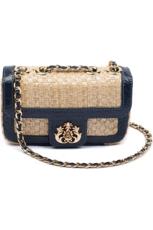 Isla Ibiza Logo-plaque shoulder bag