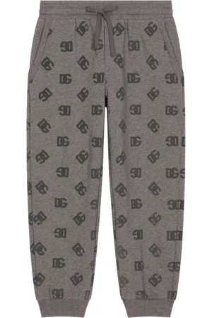 Dolce & Gabbana Monogram-logo jersey track pants