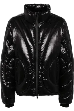 Moose Knuckles Logo quilt puffer