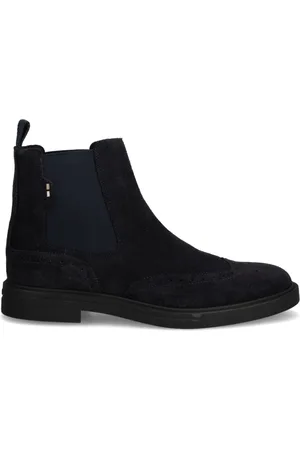 HUGO BOSS Calf suede ankle boots