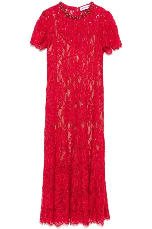 Self-Portrait Lace midi dress