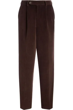 Bally Pleated corduroy trousers