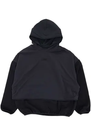 FEAR OF GOD Front logo patch panelled hoodie