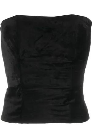 FORTE FORTE Square-neck cotton-blend tank top