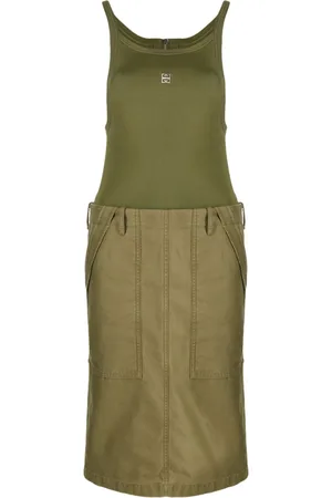 Givenchy Panelled cargo midi dress