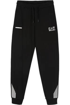 EA7 Logo-print track pants