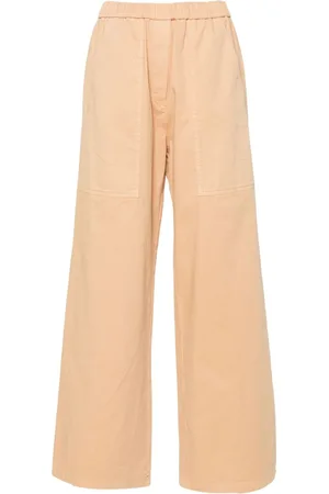 FORTE FORTE Elasticated-waistband gabardine palazzo pants