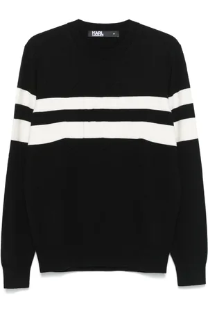 Karl Lagerfeld Karl monogram-jacquard sweater