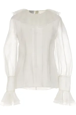 Giambattista Valli Ruffled-collar blouse