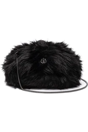 Isla Ibiza Teddy faux-fur shoulder bag