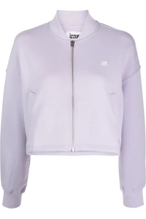 Izzue Appliquéd zip-up sweatshirt