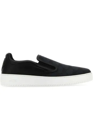 MCM Monogram-print leather sneakers