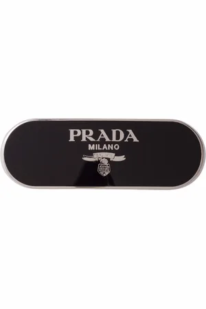 Prada Logo-plaque hair clip