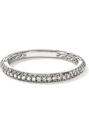 John Hardy Sterling JH Essential diamond band ring