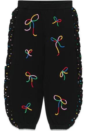 Stella McCartney Bow-embroidered trousers