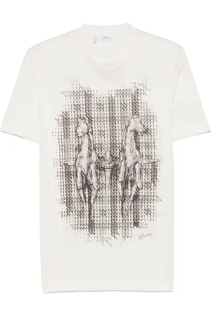 BRIONI Graphic print T-shirt