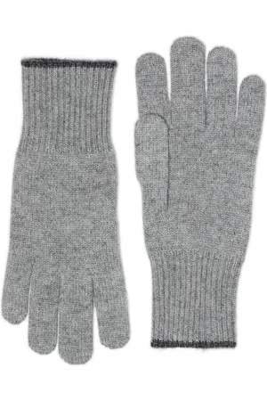 Brunello Cucinelli Ribbed-knit cashmere gloves