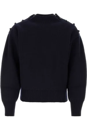 Salvatore Ferragamo Studded mock-neck knitted jumper
