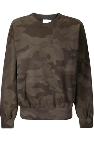 ARIES Distressed camouflage-print sweatshirt