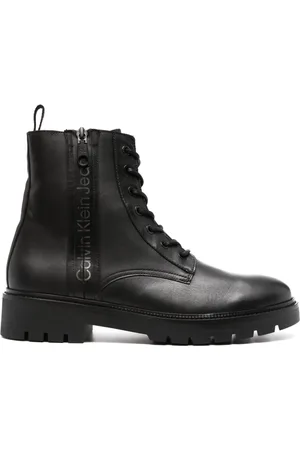 Calvin Klein Zip-up combat boots