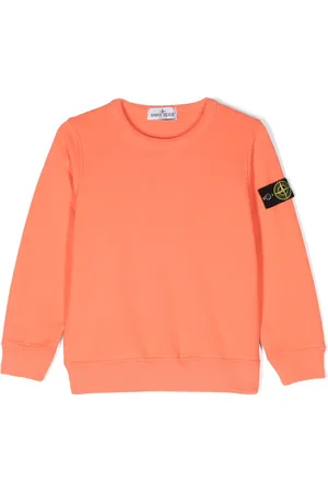Stone Island Compass-badge cotton sweatshirt