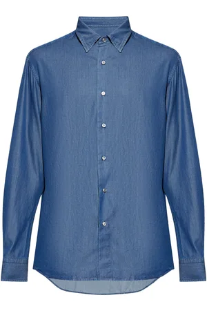 BRIONI Cotton denim shirt
