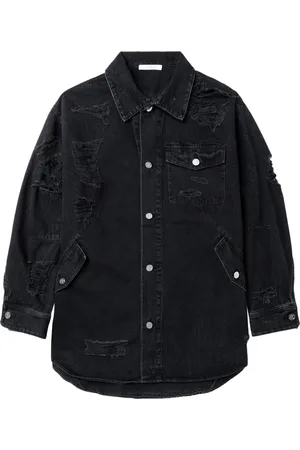 Helmut Lang Distressed-effect shirt