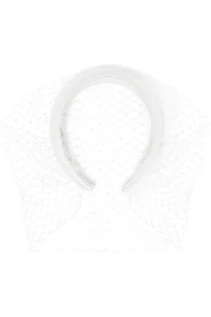 Jennifer Behr Tori violette silk headband