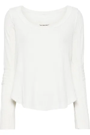 Free People Swinging cable cuff sweater