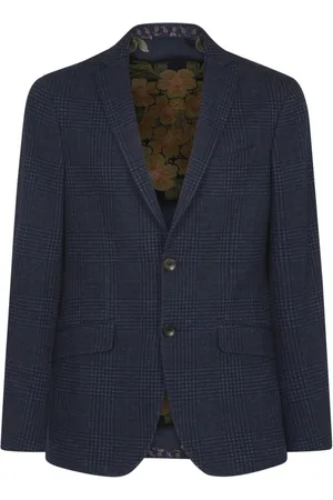Etro Checked single-breasted blazer