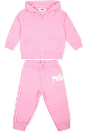 Msgm Logo-print cotton tracksuit set
