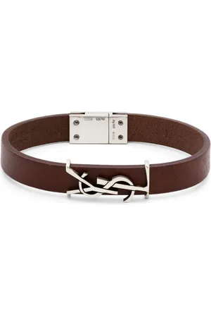 Saint Laurent Cassandre-motif bracelet