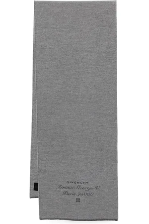 Givenchy Logo-embroidered scarf