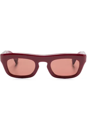 Gucci Rectangle-frame sunglasses
