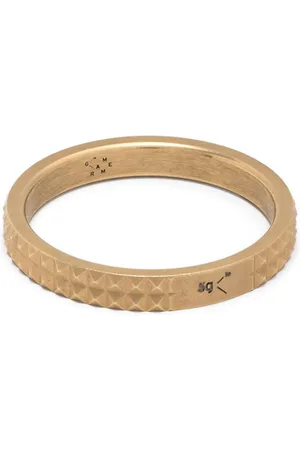 Le Gramme 18kt yellow guilloché ring