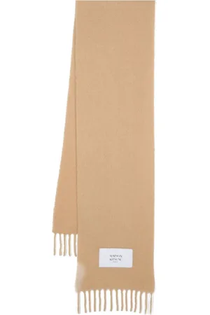 Maison Kitsuné Logo-patch scarf