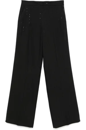 Twin-Set Sequin-detailing trousers