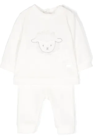 PATACHOU Logo-plaque trousers set