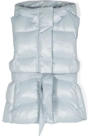 MONNALISA Logo-lettering padded gilet