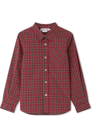 BONPOINT Tango checked cotton shirt