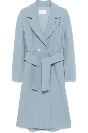 Manuel Ritz Virgin wool belted coat