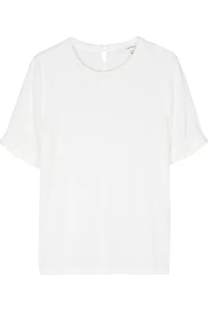 Frame Crochet-trim T-shirt